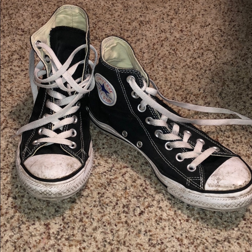 Black High Top Converses